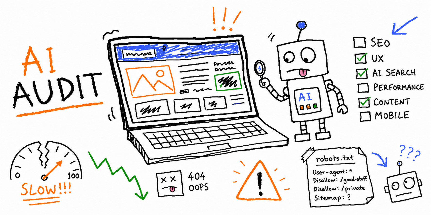 AI Website Audit Checklist: SEO, UX & AI Search Gaps